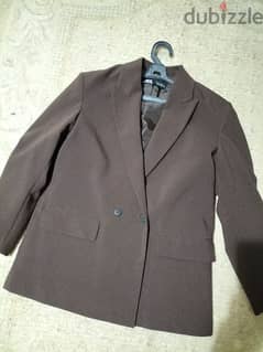 orignal zara blizar jacket brown size large 0