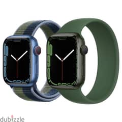 apple Watch Series 7 GPS 45mm Aluminium Case with Midnight Sport Band
