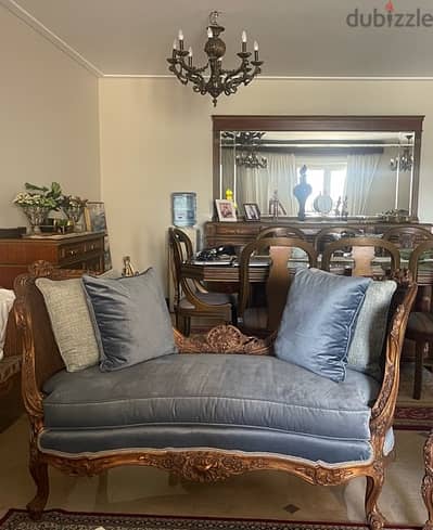 sofa and two chairs