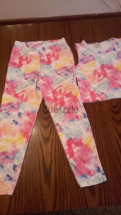 girls top and legging size 14 -15
