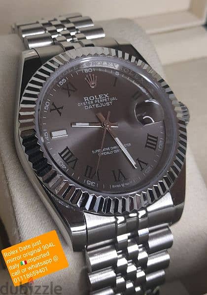 Rolex Swiss watch_date just   and /day date  mirror original 
i 3