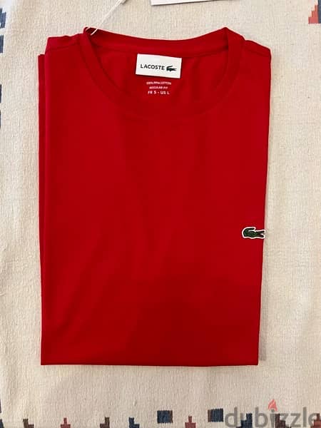Original Lacoste Red T-shirt 2