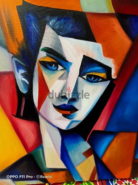 Cubist oil painting 1