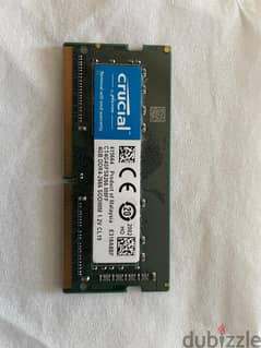 4GB DDR4 Crucial RAM