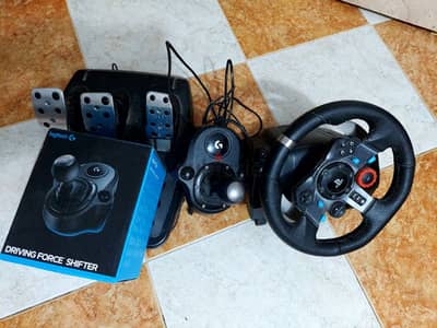 Logitech Driving Force G29 Racing Wheel For Ps3,4 and pc gear shifter