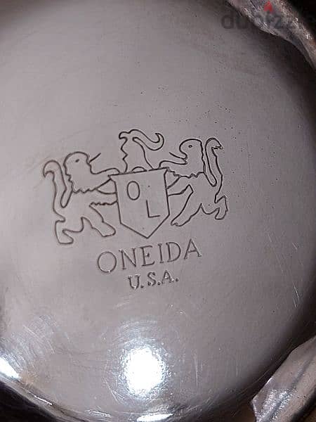 طقم معدن مطلي فضه أمريكي الصنع ماركه اونيدا 2