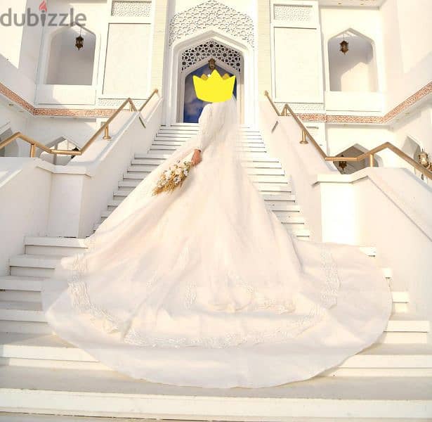 فستان زفاف استخدم مره واحده 2