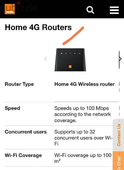 راوتر orange home 4G استعمال نظيف