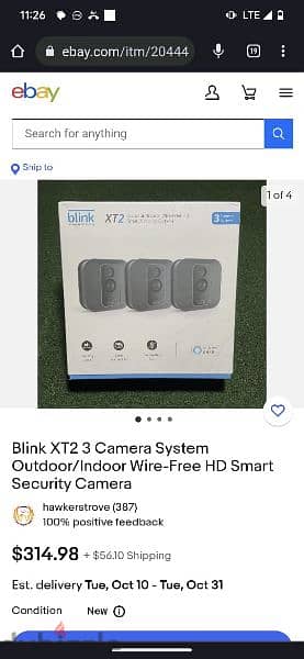 blink xt2 camera system sale