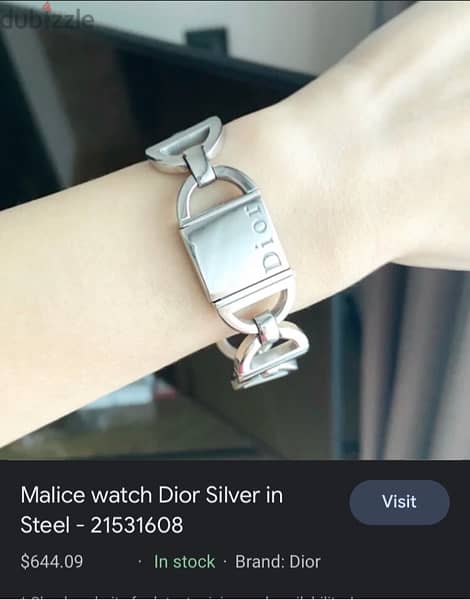 ساعة Christian Dior  وارد اوروبا  بدون علبة بنص السعر 3