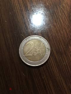 2 يورو فرنسي عمله نادره 2001
