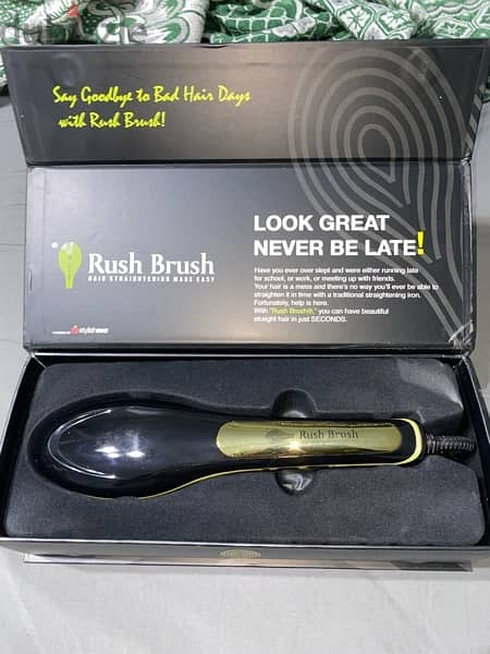 rush brush hair straightener eve-101 1