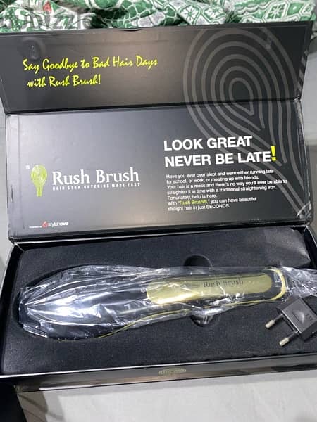 rush brush hair straightener eve-101 3