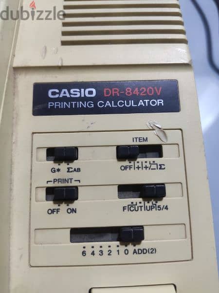 casio printing calculator dr-8420v 4