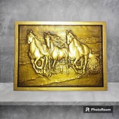 Carved wood pannel art