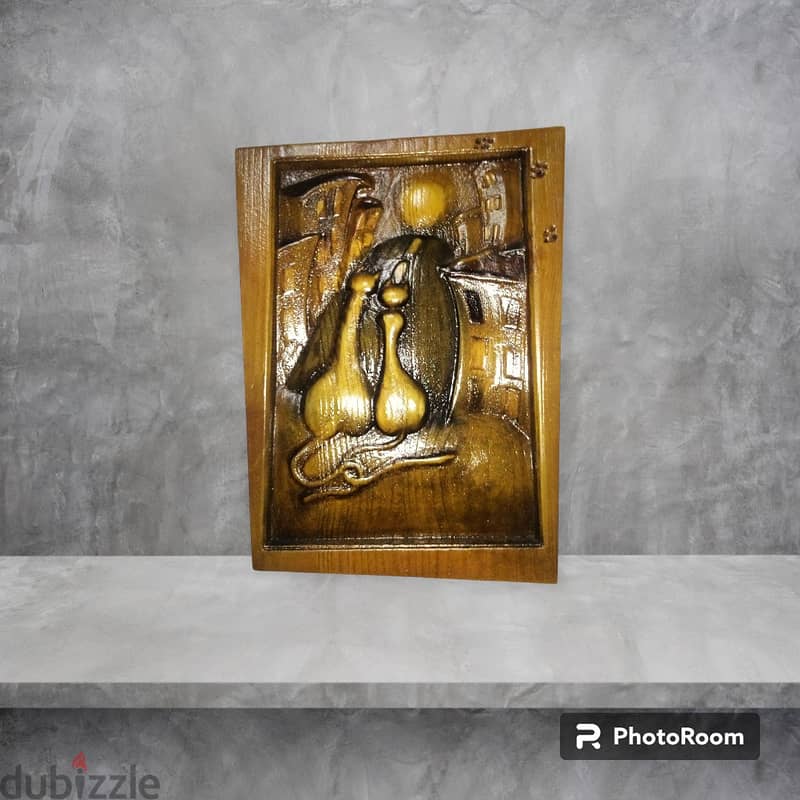 Carved wood pannel art 8