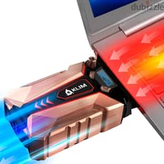 KLIM Cool Metal Laptop Cooler Fan - NEW 2023 مبرد لابتوب شفط 0