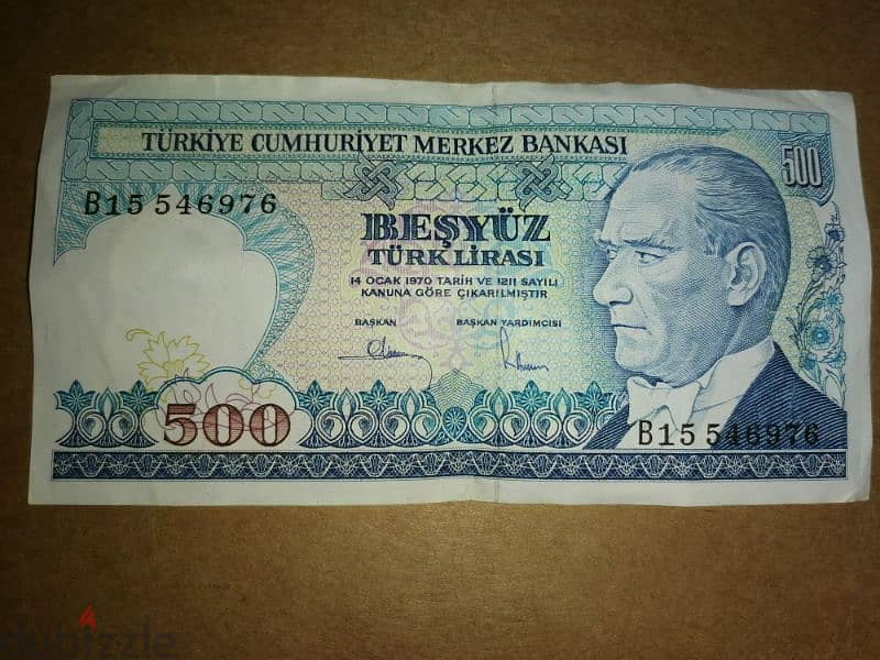 Old Turkish lira for money collectors 2