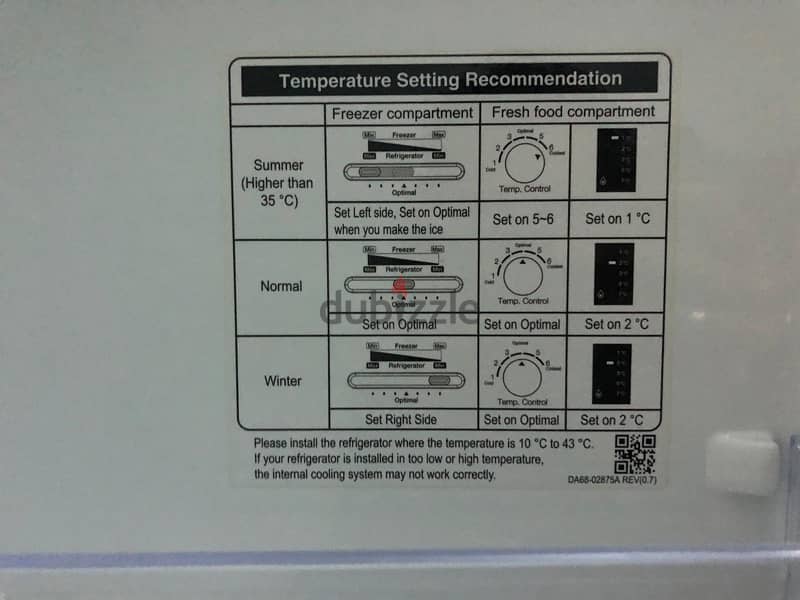 Samsung refrigerator for sale. تلاجة سامسونج للبيع 6