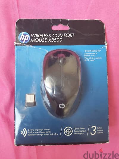 hp WIRELESS COMFORT MOUSE X3500