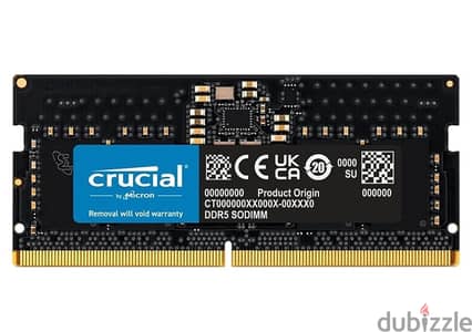 Ram8GB Crucial ddr5