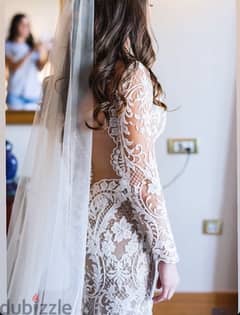 wedding dress by Heba and hala bakr 0