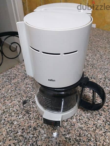 جهاز لصنع القهوه الماركه براون + فلتر للاستعمال المتكرر 0