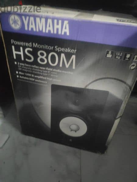 Yamaha hs80m حالة نادرة جداً 3