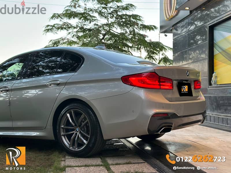 Bmw 530i  2019  M sport  فابريكا بالكامل  صيانات توكيل 15