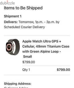 Apple Watch Ultra - Green Alpine Loop 0