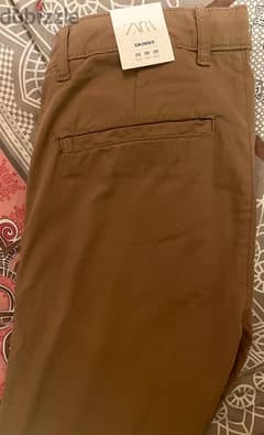 Zara Slim Camel Pants 30US