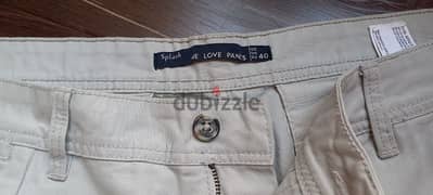 Splash men pants / trouser size 40 _ used once - light gray