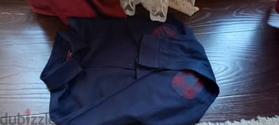 Used once Red tag men dark blue shirt / size xxl 0