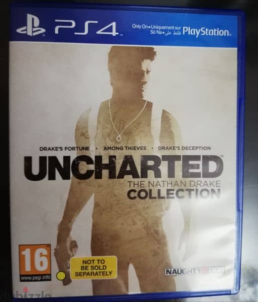 لعبة unchrted the nathan dark collrction انشارتد PS4 للبيع 0