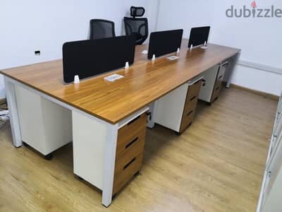 خلية عمل ورك استيشن مكتب موظفين work station station desk