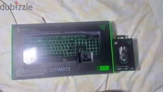 Razer black widow ultimate mechanical keyboard and razer viper mouse