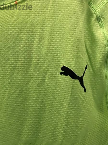 Green lime Puma Sports t-shirt 2