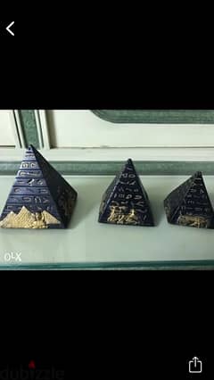 3 pieces pyramids decoration 3 sizes one set available