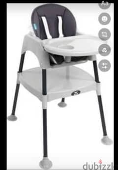 Baby high chair ، كرسى طعام للبيبي ٣ × ١