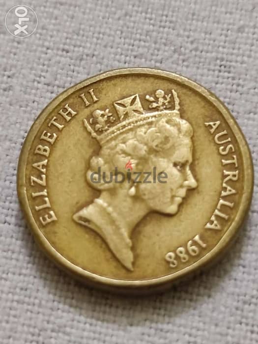 2دولار الملكه اليزابيث الثانيه سنة 1988 0