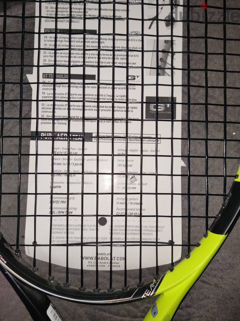 Tennis Babolat Pure Aero Team Grip 4 us 2