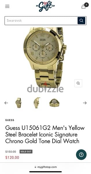 Guess Men's U15061G2 Gold Stainless-Steel Analog Quartz Dress Watch 2