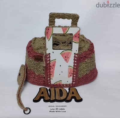 شنطة يد حريمى One Piece تصميم  بطيخ من AIDA Brand