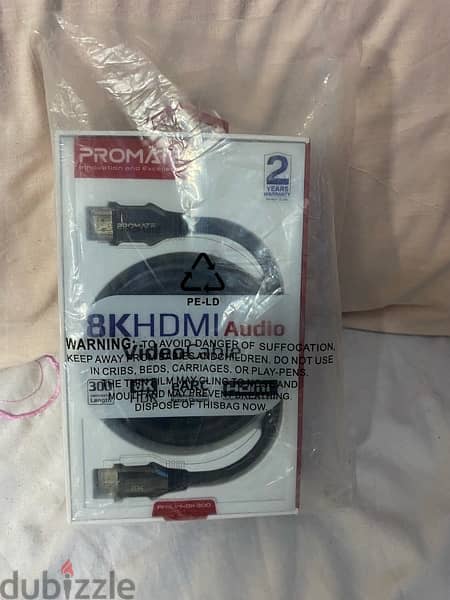 Promate [6 cables] 3m HDMI 2.1 _ [4k - 120 Hz] [8k - 60 Hz] _ ٦ كابل 2