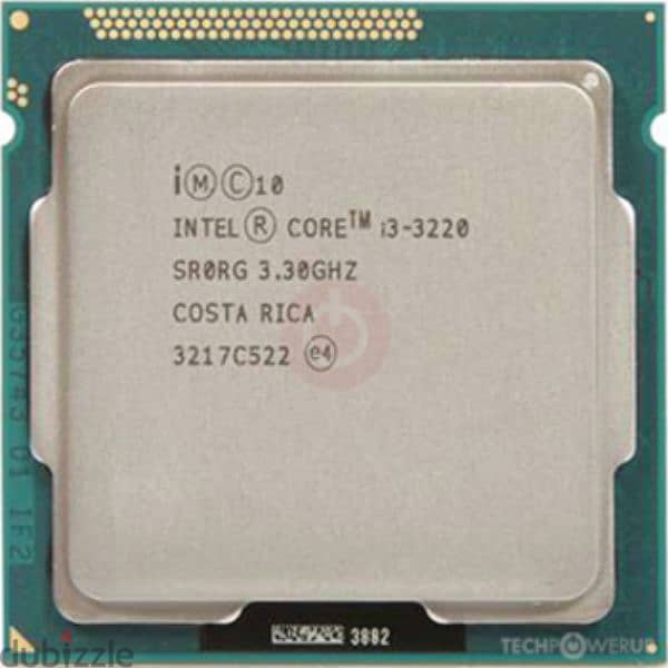 معالج Core I3 3220 جيل تالت 0