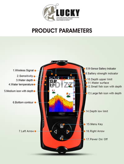 LUCKY Wireless Fish Finder Sonar