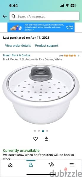 black & decker Rice cooker brand new 6