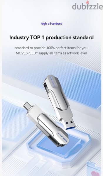 Movespeed 2in1 Flash Drive 3.0 Otg Tybe C Pen Drive 256 GB 7