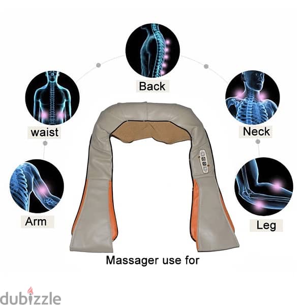 جهاز مساج حراري لتدليك الرقبة والظهر والأرجل والذراعين 5