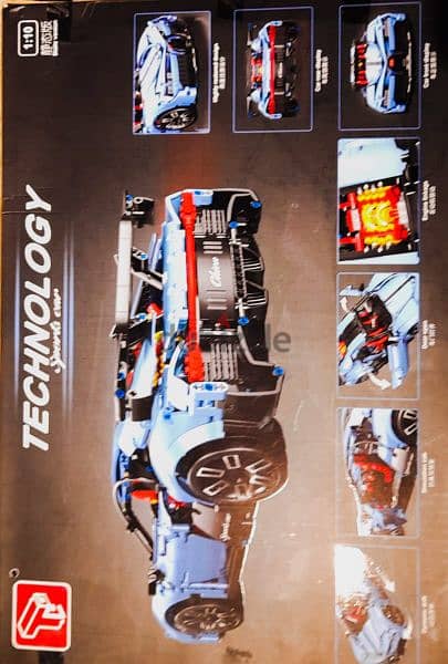 lego car bugatti technology 1